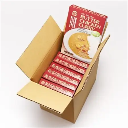 美味安心 バターチキンカレー甘口 レトルト 7箱_惣菜・加工品 カレー  _【1520460】