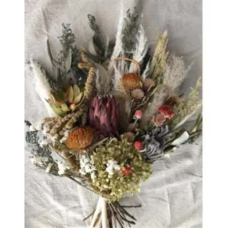ドライフラワースワッグ(花束)L_花・観葉植物  花 _【1418017】