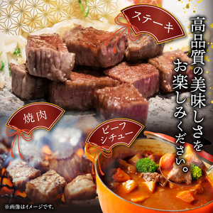 博多和牛 サイコロステーキ 500g（250g×2p） _KY5206