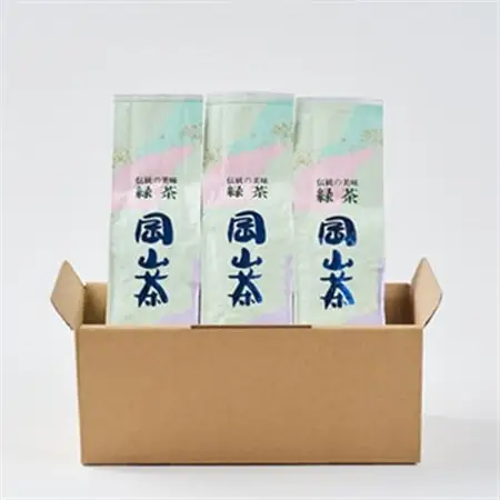 岡山県美作市産　【岡山茶】100g×3個セット_飲料・ドリンク 茶葉・ティーバッグ 茶 _【1525348】