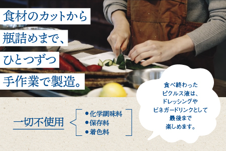 やまあいピクルス 定番洋風2本＋季節1本(おまかせ)｜ピクルス ピクルス ピクルス 野菜 健康 洋風 詰め合わせ セット YP-3