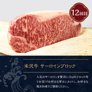 【明治27年創業 老舗米沢牛専門店】牛肉 米沢牛 12ヶ月定期便 《冷蔵》 ステーキ すき焼き しゃぶしゃぶ 味噌粕漬 牛肉 和牛 日本三大和牛 ブランド牛 米沢牛ブランド 国産 国産牛 人気 登起波 お取り寄せ グルメ 逸品 送料無料 山形県 米沢市