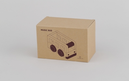 IKONIH ( アイコニー )  オルゴールバス/ おもちゃ 子供 こども オモチャ 玩具 プレゼント お祝い 木 出産祝い 安全 オーガニックトイ ファーストトイ バス 乗り物 車 大型車【kip007】