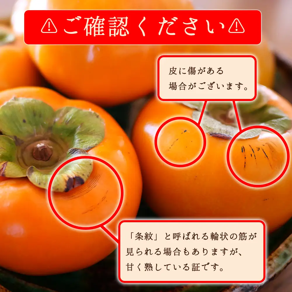 福岡県産 柿 秋王 約900g (3玉) 化粧箱入り 柿 かき 旬 フルーツ 果物 あきおう 福岡 赤村 3W15