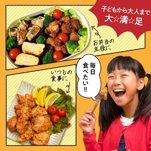 手づくり 鶏もも 唐揚げ 醤油味 2袋 計1.4kg からあげ 鶏から 鶏肉 もも肉 骨なし 味付き 時短 おかず お弁当 おつまみ 揚げるだけ 簡単調理 冷凍 国産 安心 安全 真空パック
