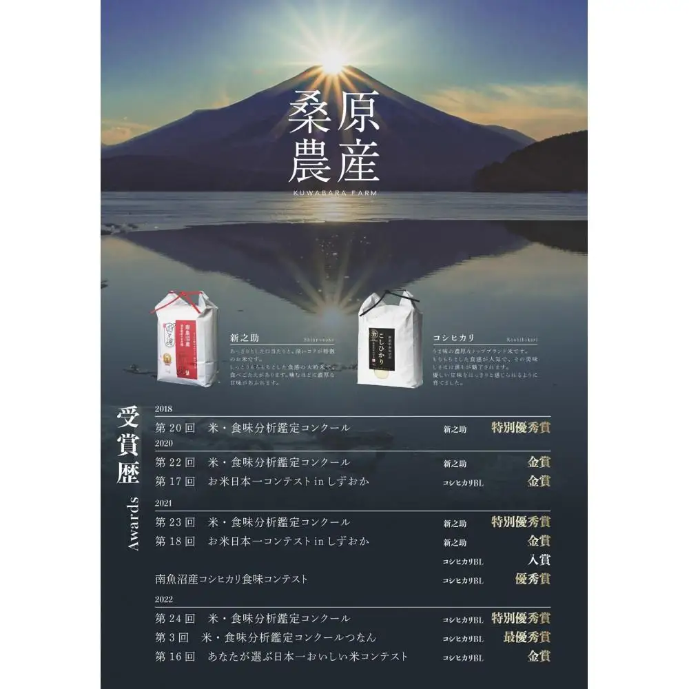 【R7年産】日本のお米の最高峰　南魚沼産コシヒカリ10kg (5kg×2)