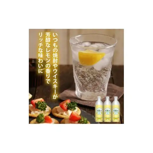 炭酸水 定期便 隔月 6回 レモン 500ml×24本 ソーダ 瀬戸内産 レモンエキス