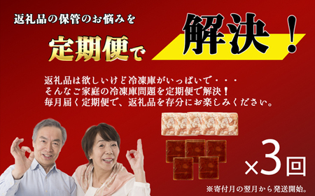【鍋定期便】大容量！博多醤油もつ鍋10人前セット3回定期便（10人前×3回）[H0133T3]