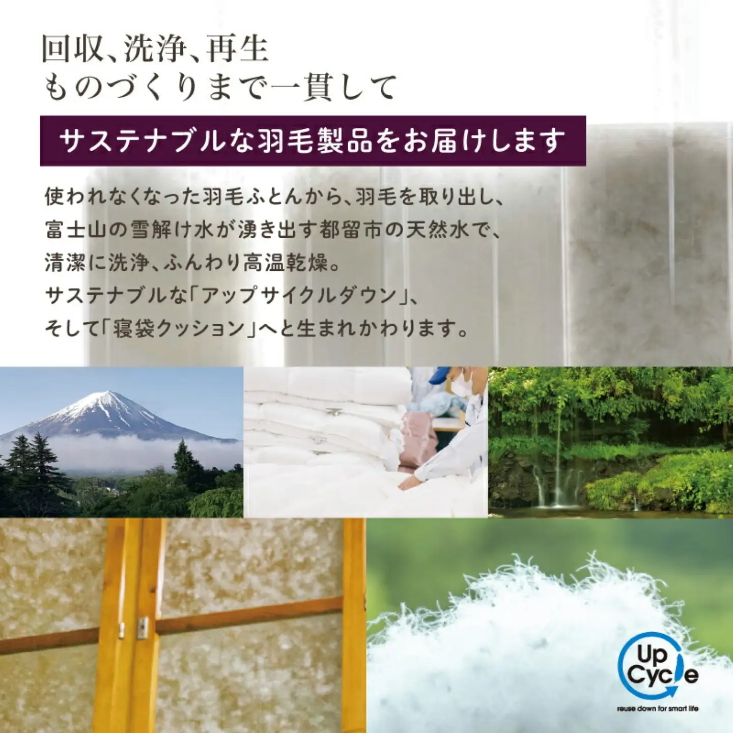 【富士新幸謹製】「サステナブルな羽毛」ふるさと納税 3WAY 寝袋クッション ［ペタル］ アップサイクルダウン　寝袋 クッション ダウンケット ダウン寝袋 シュラフ 羽毛ふとん 3WAY 寝袋クッション 災害用 非常用 アウトドア リバーシブル 車中泊 