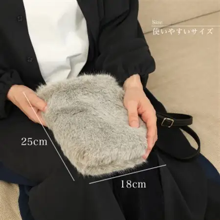 ショルダーバッグ  フェイクファー レディース スマホポケット MM4330 ブラウン_装飾品・工芸品 トートバッグ・ショルダーバッグ 鞄・バッグ かばん カバン_【1519458】
