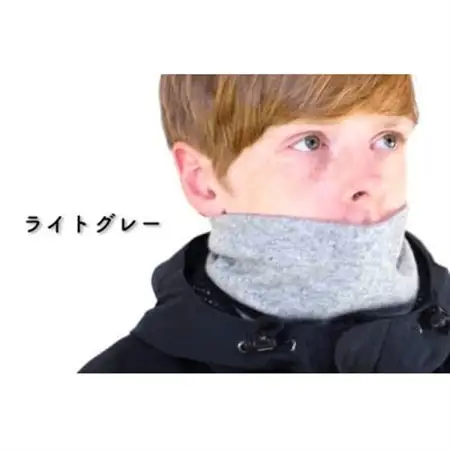 OLTAS カシミヤ100%ネックウォーマー　ライトグレー_装飾品・工芸品  服飾小物 _【1531881】
