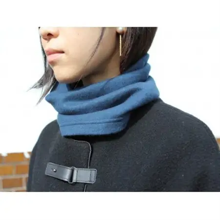 OLTAS カシミヤ100%ネックウォーマー　ブルーグリーン_装飾品・工芸品  服飾小物 _【1531883】