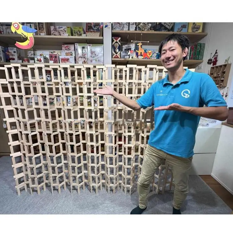 福岡市産材ヒノキの0歳から大人まで楽しめる「てっぺん積み木」100枚セット | 玩具 雑貨 日用品 人気 おすすめ 送料無料