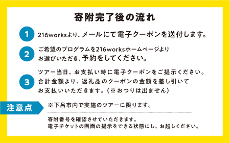 【216WORKS】体験電子チケット 3,000円分 （ニジイロワークス）電子クーポン 体験 サウナ アウトドア シャワクラ 滝めぐり ハイキング カフェトレッキング サイクリング 釣り 御岳山 登山 氷瀑 飛騨 小坂 下呂市【97-1】