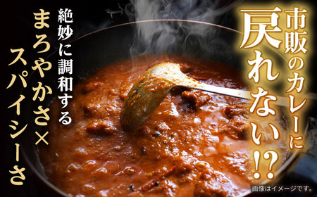 【6回定期便】【肉のプロが贈る 究極のカレー】長崎和牛 A5 カレー 約240g×4袋 / カレーライス かれー レトルト 牛 和牛 / 諫早市 / 野中精肉店 [AHCW099]