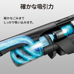 I160　SHARP コードレススティック掃除機 EC-FR11-B（ブラック系）【シャープ 電化製品 家電 生活家電 コードレス スティック クリーナー 掃除機 軽量 長時間 新生活 正規品 大阪府 八尾市 返礼品】
