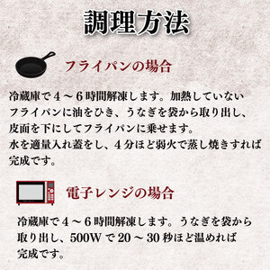国産うなぎ 炭火焼  2尾 約500g タレ付 【 うなぎ 】