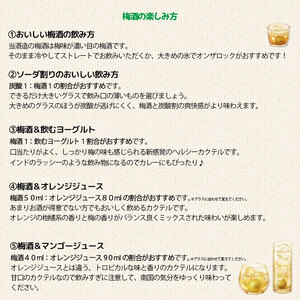 【ごちそうアワード2025 飲料部門 銀賞】 梅酒 治三郎 720ml 超辛口 うめしゅ 【梅酒】