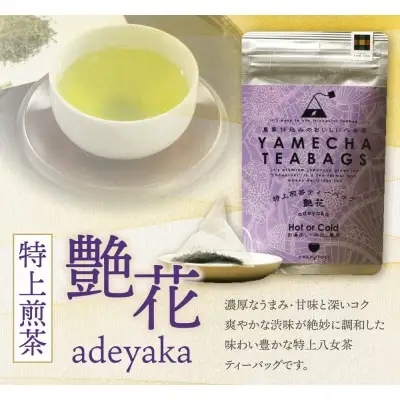 Z55-30 寄附額改定↓↓ 原田茶園 特上煎茶ティーバッグ 艶花56g 2袋（4g×7）×2 煎茶