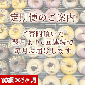 日々ベーグル10種セット(6回定期便)