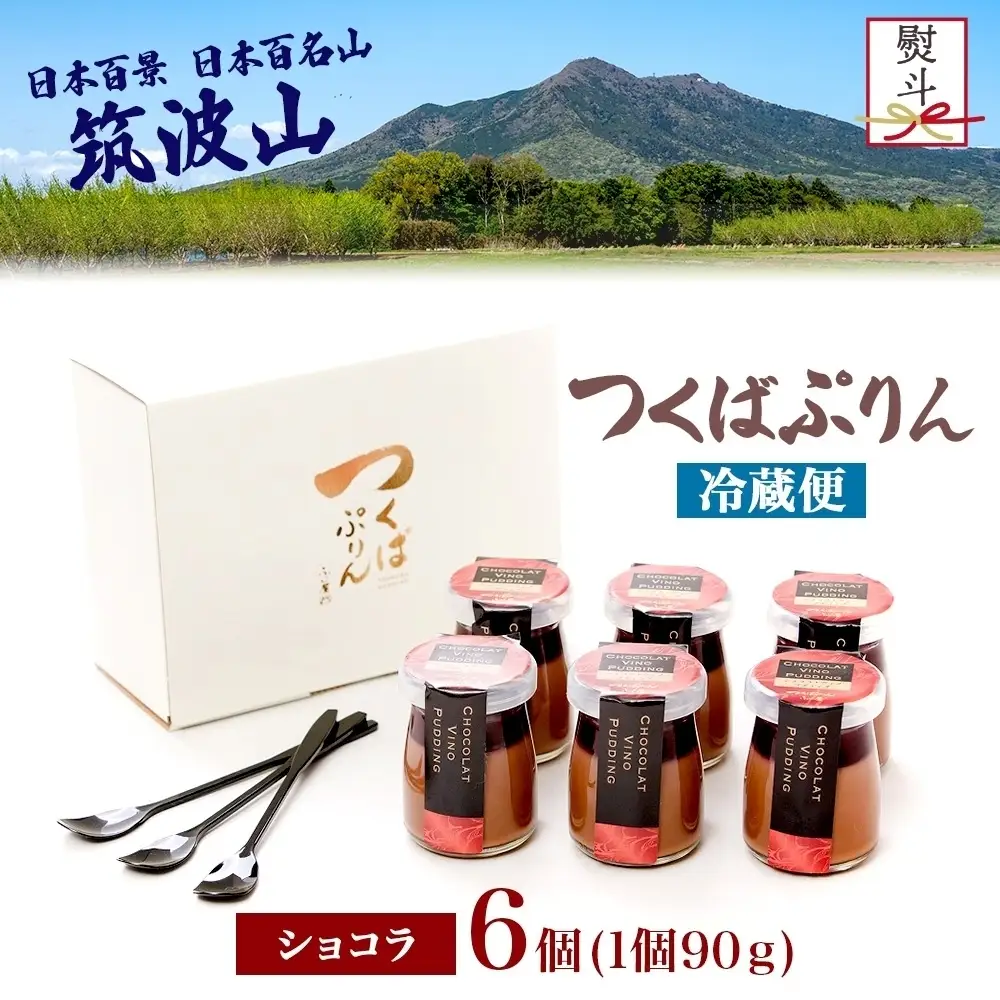 無地熨斗 つくばぷりん ショコラ・ヴィノ・プディング ６個 プリン ぷりん ショコラ チョコレート 牛乳 ミルク 卵 赤ワイン スイーツ 贅沢 洋菓子 おやつ 冷菓 ご褒美 デザート 人気 グルメ お取り寄せ ギフト プレゼント 贈り物 冷蔵 送料無料 ふじ屋 茨城県 桜川市 [EW034sa]