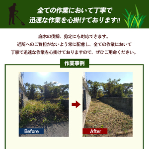 草刈サービス（空家、空地管理）300平米まで