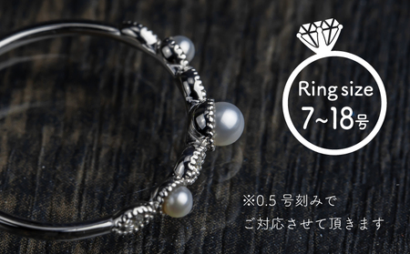pt900 淡水 パール & 0.04ct ダイヤモンド リング 指輪 （RP-MR-0701） 鑑別書 保証書 ケース 付 ／ ジュエリー アクセサリー 宝石 プラチナ ギフト プレゼント 贈り物 記念日 お祝い 誕生日 人気 高級 山梨県 西桂町【n0530_liz_C】