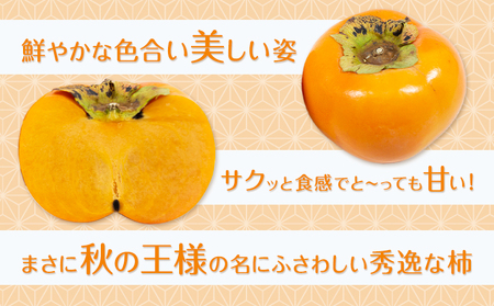 ☆2026年出荷☆ 秋王 約1.7kg《11月上旬-11月末頃出荷》柿 福岡県 【配送不可地域あり】