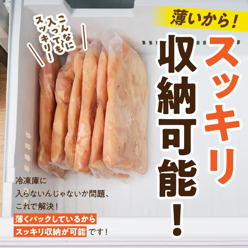 宮崎県産 若鶏切身 むね肉 2.4kg（300g×8袋)_b0770_it_x2