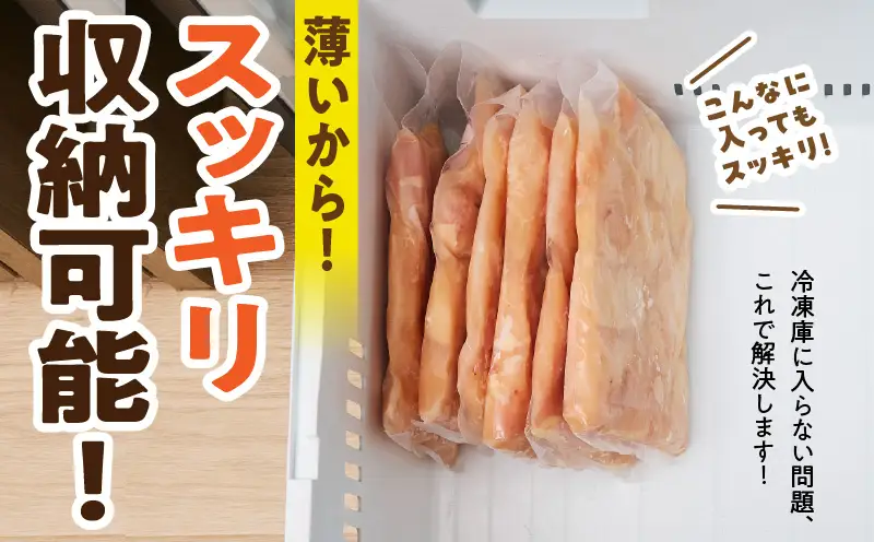 宮崎県産 若鶏切身 むね肉 2.4kg（300g×8袋）【12か月定期便】_b0779_it_x2