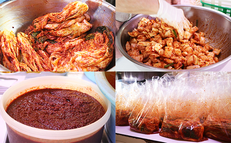 【つけもの秦】秦さんの手づくりキムチセット ５種　[0012-0075]