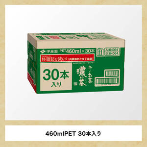 伊藤園 お〜いお茶 濃い茶 460ml×30本 PET 【 飲料 飲み物 ソフトドリンク お茶 ペットボトル スリム スマートボトル 備蓄 送料無料 】