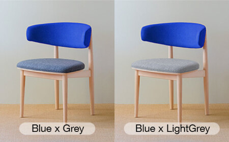 Round Chair ”Uuuh!”〈Blue〉 糸島市 / nomade design 椅子 クラフト [AIF011]