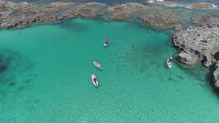 「SUP体験」サンゴ礁の島での海上散歩　F-⑧ 