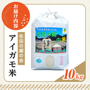 ＜令和7年産＞佐田の郷の米 アイガモ米(10kg)お米 白米 ごはん ヒノヒカリ ひのひかり ブランド米 常温 常温保存【111700604】【雅設置プロジェクト　佐田の郷の会】