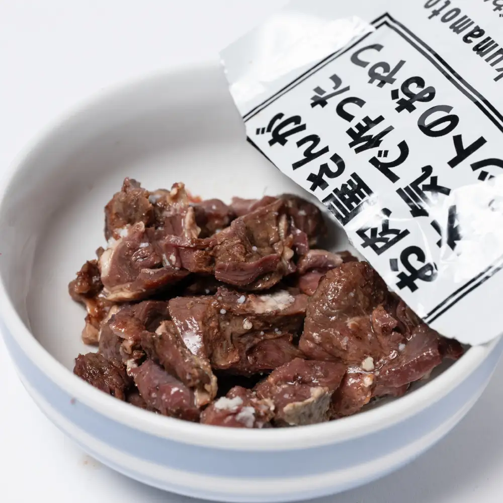 【ペット家ヨシナガ】鹿肉サイコロレトルト500g
