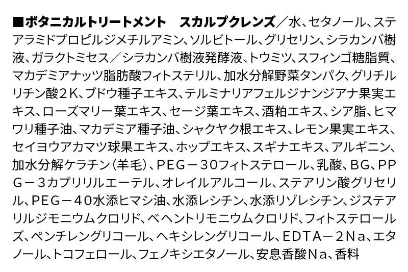 BOTANIST ボタニスト ボタニカルトリートメント 詰替 単品【スカルプクレンズ】【ネコポス】