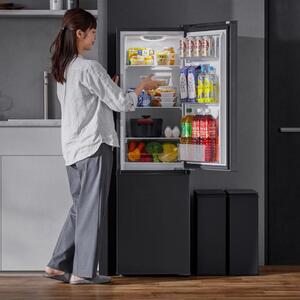 冷凍冷蔵庫 アイリスオーヤマ 170L IRSD-17A-B ブラック ｜ 冷蔵庫 新生活 ひとり暮らし   