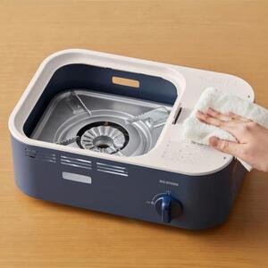 減煙焼肉カセットコンロIGC-GY1-Aアッシュネイビー