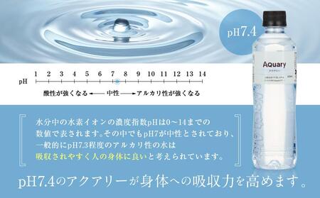 天然水 アクアリー 420ml×42本 (1ケース) | ミネラルウォーター 水 420