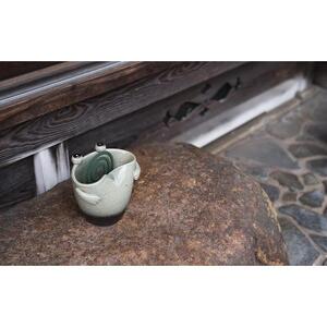 蚊遣器　FROGかえる　17-08【信楽焼・明山】