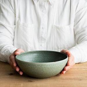 信楽焼・明山の　ボウルL　淡青磁　2個セット　s18-wa09