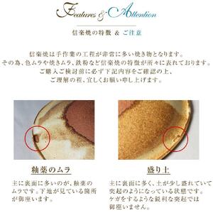 信楽焼 粉引カレー皿 / パスタ皿