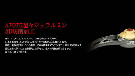 LIVRE リブレ Feather 85（ダイワB1）（ガンメタ×レッド）F25N-224[AMBB098-4]