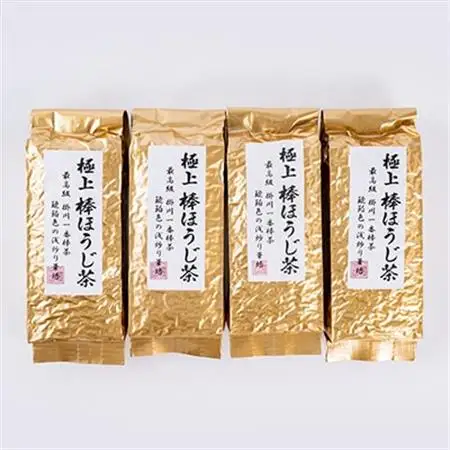 極上棒ほうじ茶100g袋×4本【配送不可地域：離島・沖縄県】【1600879】