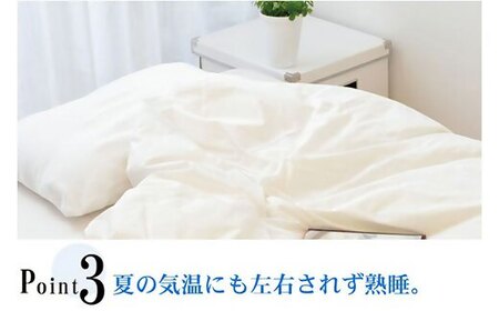 夏に使う羽毛ふとん/立体キルト 布団 睡眠 寝具 ふとん【251-000262-20】【4.6-3】