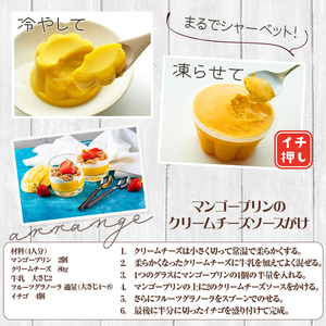 濃厚マンゴープリン 85g×24個 手土産 おやつ デザート スイーツ こだわり 南国 トロピカル フルーツ 果物 F21K-064