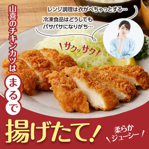 チキンカツ（油調済み） 100g×2枚×10袋_チキンカツ 油調済み レンジ可 100g×20枚 小分け 容量 選べる 10袋 1袋2枚入り 100g×2枚 冷凍食品 おかず お弁当 業務用 揚げ物 フライ 送料無料 久留米市 〔Ax126〕