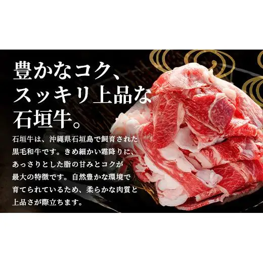 石垣牛・切り落とし ２kg (1kg×2) 　SI-89