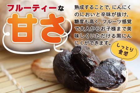 白神フルーツ黒にんにくセットＣ（バラ粒 100g×3袋）秋田県産 熟成 小分け 詰合せ 詰め合わせ 健康 美容 黒ニンニク